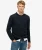 Cotton Classics Gebreide Ronde Hals Trui Blauw