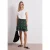 Street One Dames Knielange chiffonrok met volants in Groen