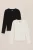 WE Fashion Meisjes geribd T-shirt, 2-pack