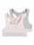 NAME IT BH  grijs gemêleerd / pastelroze / zilver