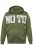 JP1880 Sweatvest  olijfgroen / natuurwit