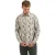 No Excess Shirt allover printed fine corduroy light moss