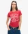 Superdry Vrouwen Aansluitend T-shirt met Puffprint Rood