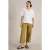 White Stuff Weaver Notch Neck Top Brilliant White