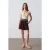 Hoge Taille Wijdvallende Poplin Shorts Met Tailleband