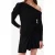IRO Paris Merimi Dress Black/black Lurex