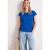 Street One Dames Shirt met boothals en decoratief detail in Blauw