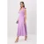 TRENDYOLMİLLA Dames Paars Effen Maxi Mouwloos Stijlvol/Avond Skater Jurken