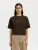 SELECTED Shirt ‘Selected x Hotel Amour’  azuur / bruin / chocoladebruin / wit
