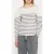 10DAYS Puff Long Sleeve Tee Stripes Ecru/graphite