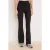 TRENDYOLMİLLA Dames Zwart Effen Flared Hoge taille Broeken