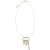 OTAZU Dangling Charms Necklace Gold