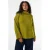Zizzi Plus Size gebreide coltrui met wol – groen