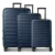 D&N Kofferset  blauw
