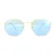Ray-Ban Zonnebril Hexagonal 3548N 001/9O Goud Light Blauw Verloop Mirror 54mm