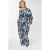 Gozzip gebloemde blouse blauw