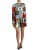 Patchwork Mini Jurk Multicolor Stijl