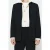 American Vintage Short Straight Blazer Anthracite Chine
