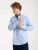 7Camicie Zakelijk overhemd ‘Donatello Iconic Poplin Stretch Man Shirt Red’  lichtblauw