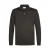 Profuomo wollen regular fit gebreide trui – donkerbruin