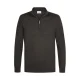 Profuomo wollen regular fit gebreide trui – donkerbruin