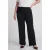 YOEK Lovers Collection straight regular waist broek zwart