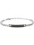 Breil Armband  zwart / zilver / transparant
