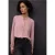 Street One Dames Gemêleerde blouse met ruches in Roze
