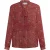 usha sjaal blouse Dames Rood Veelkleurig