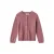 Wheat katoenen rechtvallend gebreid vest met cut-out – roze