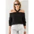 Geweven Crew Neck Langemouw Sweater met Uitsnijdingen