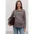 VERO MODA MATERNITY gestreepte zwangerschaps longsleeve – donkerbruin/wit/olijfgroen
