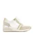 Graceland sneakers met sleehak wit/beige