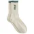 WE Fashion sokken ecru/groen