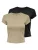ONLY Shirt  donkerbeige / zwart