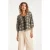 Smashed Lemon Boho top met rijk borduursel en vetersluiting |