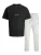 JACK & JONES Huispak ‘JORNORREBRO’  zwart / wit gemêleerd