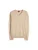 GOBI Cashmere Trui ‘Men’s Essential Cashmere V-Neck Sweater’  beige