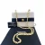 Chanel Trapeze Wit/Navy Lamsleer Goud