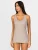 zd ZERO DEFECTS Onderhemd ‘Juno Tank top soy fiber’  bruin