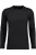 RAGMAN Longsleeve zwart, Effen