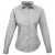 Premier Dames/Dames Popeline Blouse met Lange Mouwen (Zilver)
