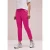 Street One Dames 7/8 Slim Legs broek in satijnlook in Pink