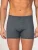 zd ZERO DEFECTS Boxershorts ‘Helios fly front boxer’  donkergrijs