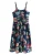 Next Jurk  navy / groen / rood