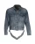 Balenciaga Raw Cut Hem Denim Jacket in Blauwe Katoen