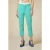 Oltre Chinos With Jewel Detail Aquamarine