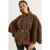 Oversized Pluche Jas met Kraag