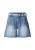 Cloud5ive Bandplooi jeans  blauw denim
