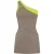 Hoofdmiddel Dames Avatar Slim Eén Schouder Mini Jurk (Groen)
